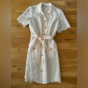 Sandro lace mini dress